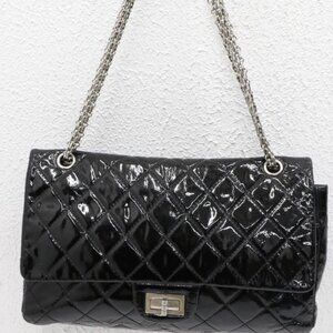 Chanel Patent Reissue 2.55 Flap Bag Quilted 227 Double Flap Bag 19207822